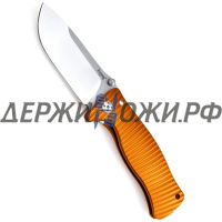 Нож SR-1 Aluminium Orange Frame Satin Blade Lion Steel складной L/SR1A OS